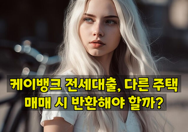 케이뱅크 전세대출, 다른 주택 매매 시 반환해야 할까?